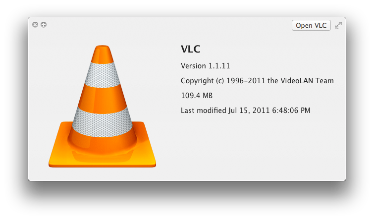 latest version of vlc for mac os x